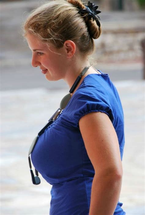 Tight clothing tends to accentuate the natural curves of your hips, waist, and bust. . Big boobs candids